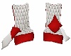 RedWhite Pillow Chairs