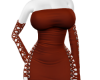 brown dress