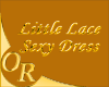Lace Short Dress Yellow