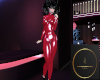 Gloss Red Rubber Suit