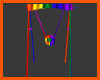(R)Rainbow Baby Swing