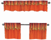 Orange Kitchen Curtains
