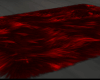 Red Fur Rug