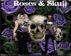 Roses & Skull Rose Top F