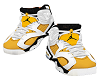 Yellow Jordan sneakers