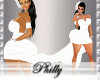$TM$ White Wedding Gown
