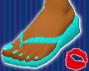[LF] Blue Flip Flops