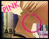 [AB] Pink hoop earrings