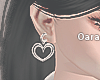 R. Earring Heart- Silver
