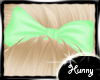 Angie Bun Green BOW only