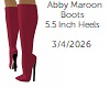 [BB] Abby Maroon Boots