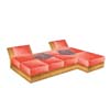 Coral Friends Couch