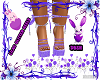 LILAC GLITTER HEELS