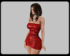 robe rouge en latex