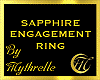 SAPPHIRE ENGAGEMENT RING