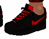 black n red trainers