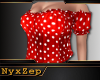 Spotty Red Top