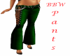 BBW Green Laced Pants