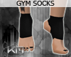 +KM+ Gym Socks Blk/Blk