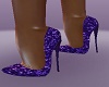 Dark purple Sparkle Heel