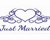 just married booth