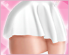 hot white skirt w socks