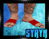 sy| Red Feet Straps