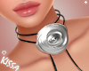 𝓀 Silver Rose Necklac