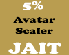 5% Avatar Scaler