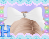 MEW white kid bow