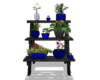 Blue Spring Plant Stand