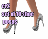 Elegant 10 shoe poses