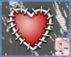 SF Heart Patch Sticker