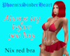 Nix red bra