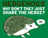 Hedgehogs Share T Shirt
