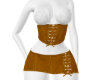 MzE Brown Lace up Lace