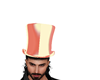 red yellow top hat