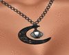 Diamond Moon Necklace