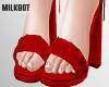 Elisa Red Sandals