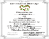 roxi nine wedding certif