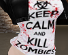 Keep Calm Zombies Fem
