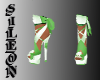 {SLG} White & Green Shoe
