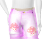 Pink Mushroom Shorts