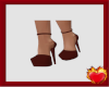 Dark Red Dora Heels