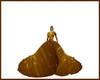 robe doré longue