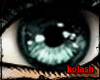 K*crystal blackblue eyes