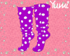 Y Purple Minnie Socks