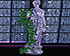 Garden Statue With Ivy