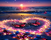 Heart beach background5