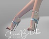 Annabel silver heels